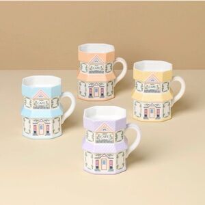 Lenox Spice Village Coffee Mugs - “Cafe” Set of 4 - 2026 - New in Box!